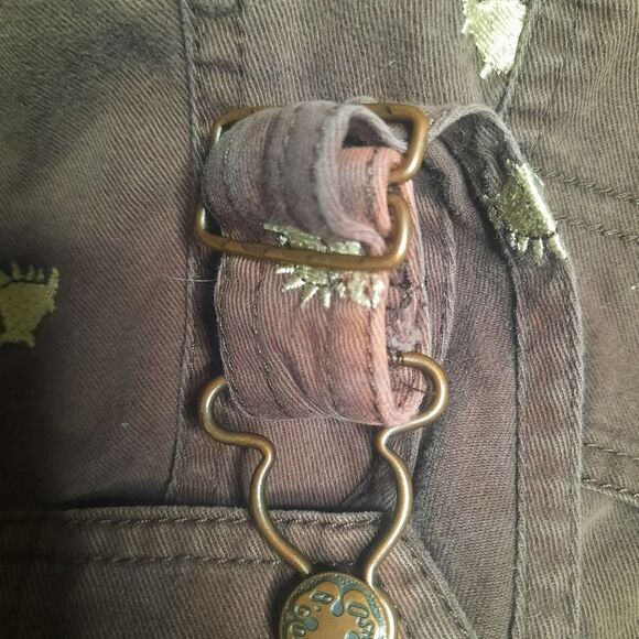 OshKosh B'gosh Vestbak Boys Dino Overalls Brown Size 12 Months - Picture 4 of 4